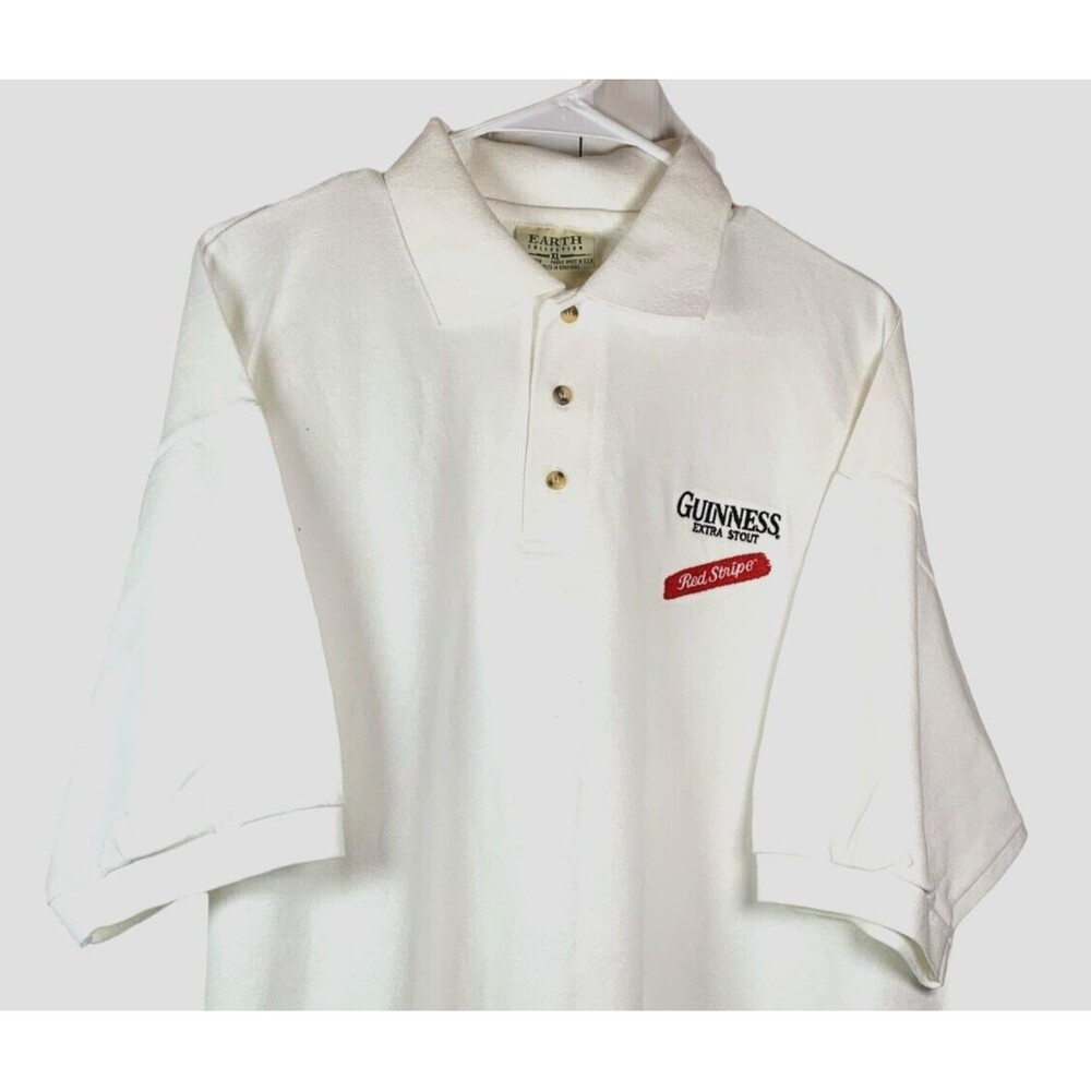 Guinness Polo Golf Shirt Mens Size L "Guinness Extra Stout" Logo New wo Tag